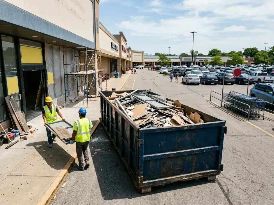 retail-store-renovation-debris-003 — frequently asked questions, Roll-off Dumpster Rentals in Bartonsville, MD